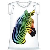 Camiseta Zebra colorida